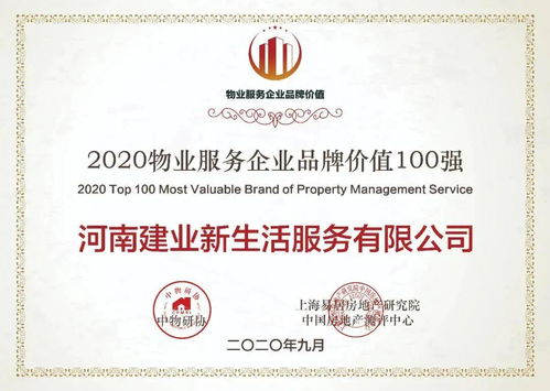 建業(yè)新生活榮獲中國(guó)物業(yè)管理協(xié)會(huì)五大服務(wù)獎(jiǎng)項(xiàng)，引領(lǐng)行業(yè)卓越管理新標(biāo)桿